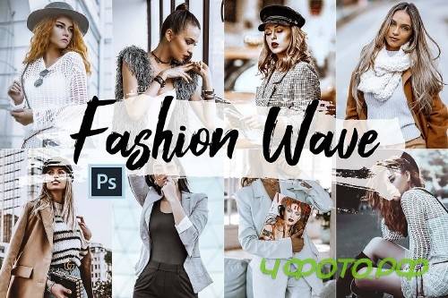 05 Fashion Wave Photoshop Actions, ACR and LUT presets - 412823
