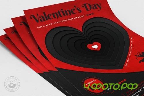 Valentines Day Flyer Template V23 - 4444383