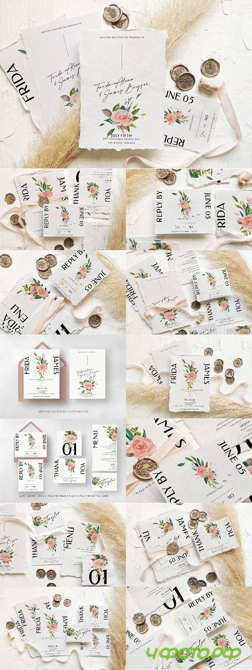 Rose & Foliage Wedding Suite - 4492713