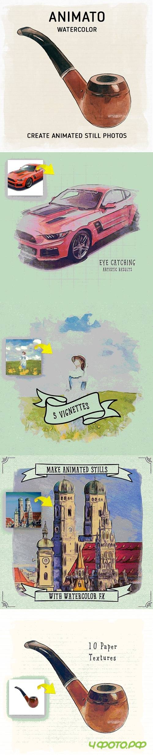 ANIMATO - Animated Watercolor Effect 25294309 ANIMATO - Animated Watercolor Effect 25294309