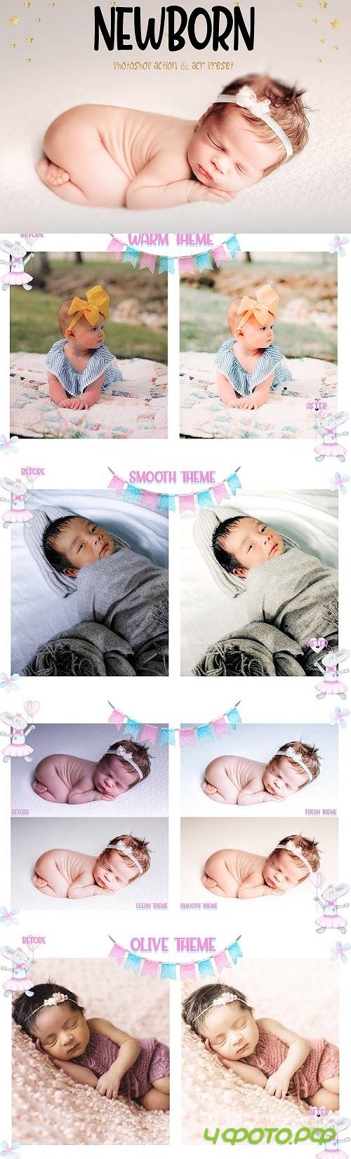 Newborn Photoshop Actions And ACR Presets, baby skin Ps - 470693 Newborn Photoshop Actions And ACR Presets, baby skin Ps - 470693