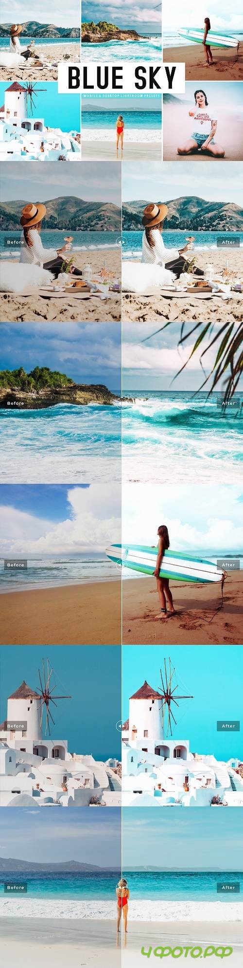 Blue Sky Lightroom Presets Pack - 4595605