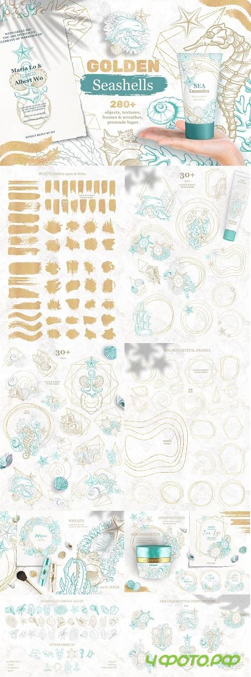 Golden Seashells Collection - 4590418
