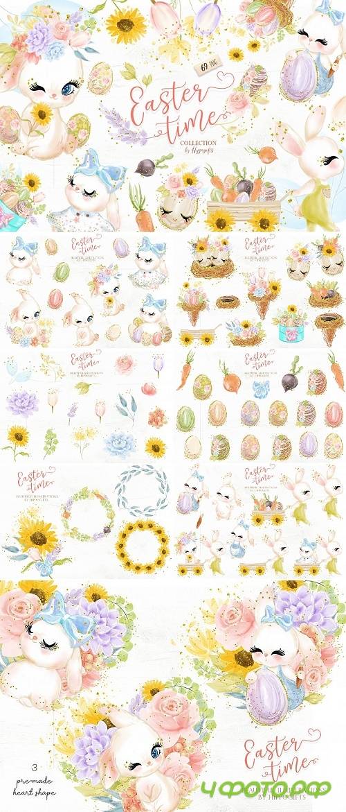 Easter Clip art - 451293 -Easter Bunny Clipart