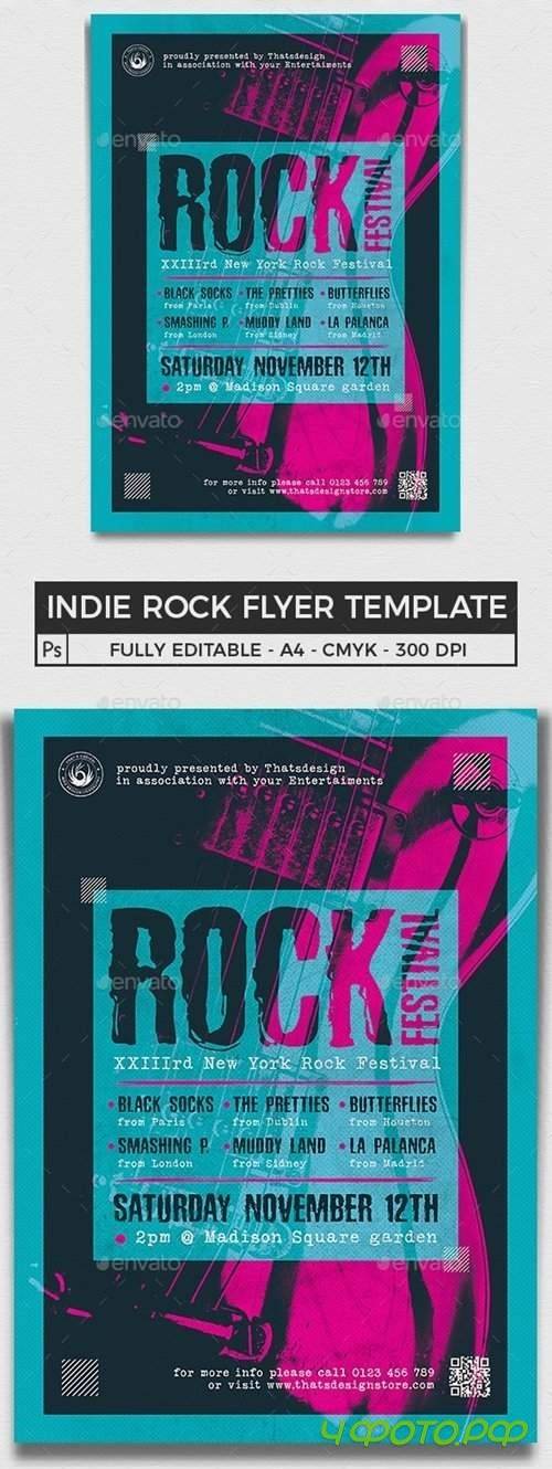 Indie Rock Flyer Template V10 - 25845459 - 4620605