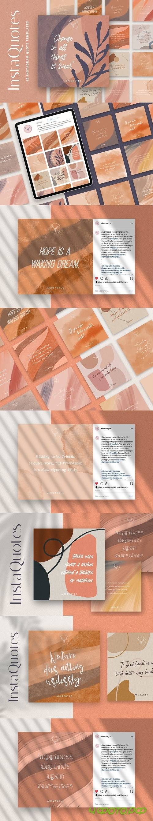 InstaQuotes 40 Post Quote Templates  - 4649047