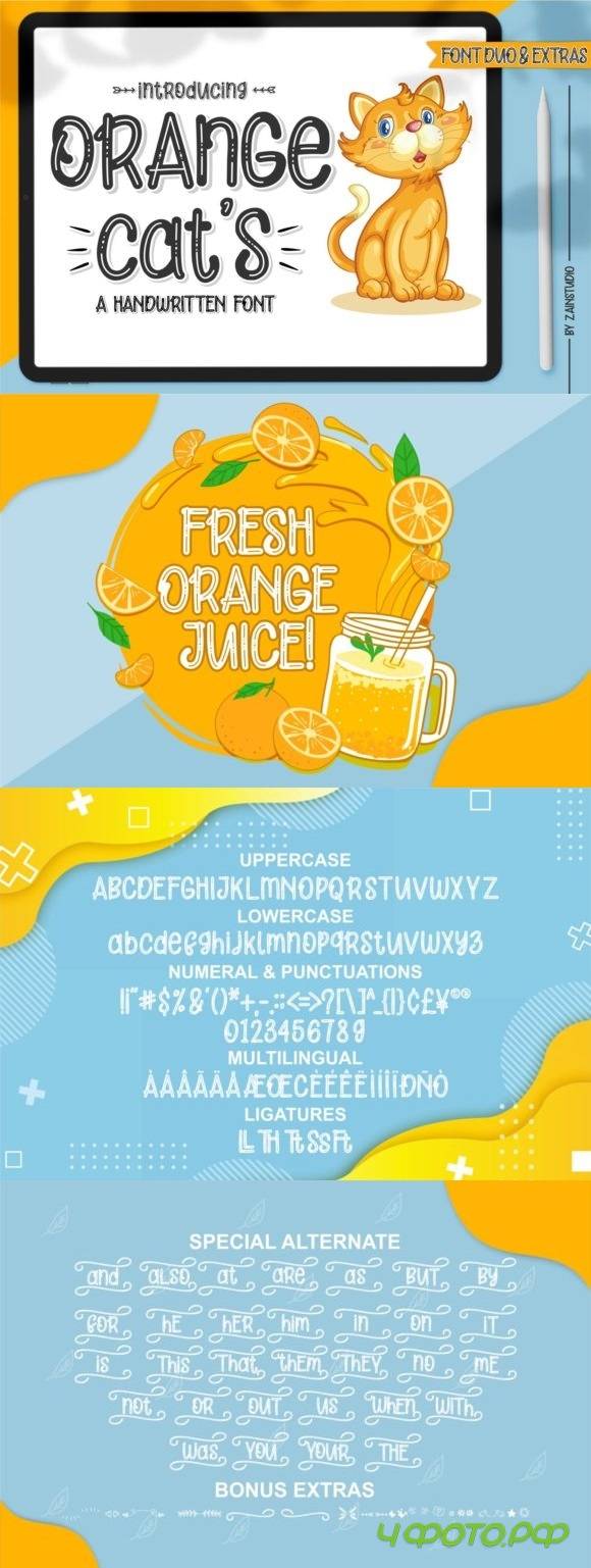 Orange Cat's Font
