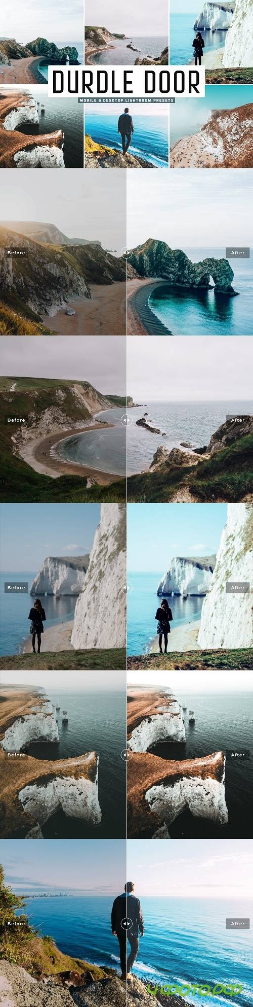 Durdle Door Lightroom Presets Pack - 4659779 - Mobile & Desktop