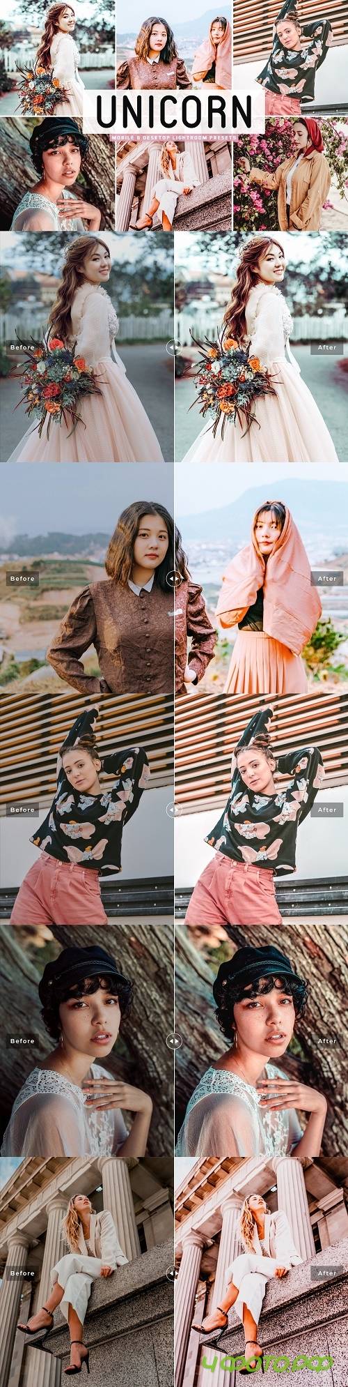 Unicorn Lightroom Presets Pack - 4658620 - Mobile & Desktop