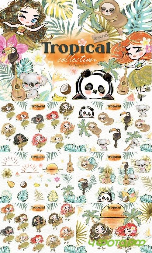 Tropical illustration - 3728569 Tropical illustration - 3728569