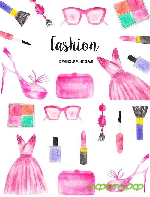 Watercolor Fashion illustrations - 4687208