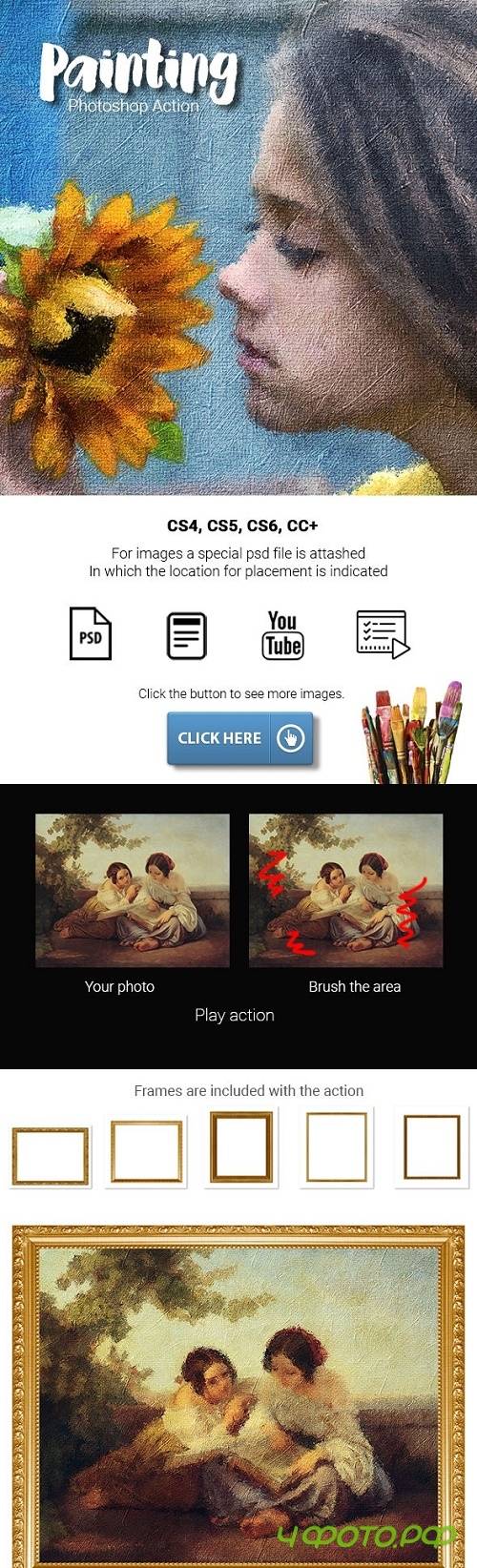 Painting Photoshop Action 25697827