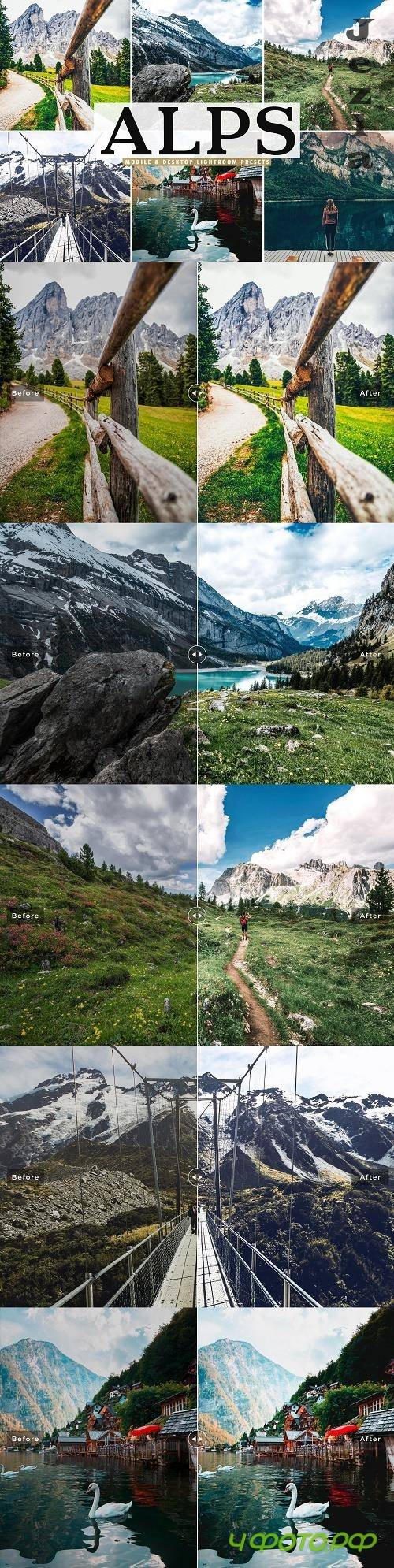 Alps Lightroom Presets Pack - 4772636 - Mobile & Desktop