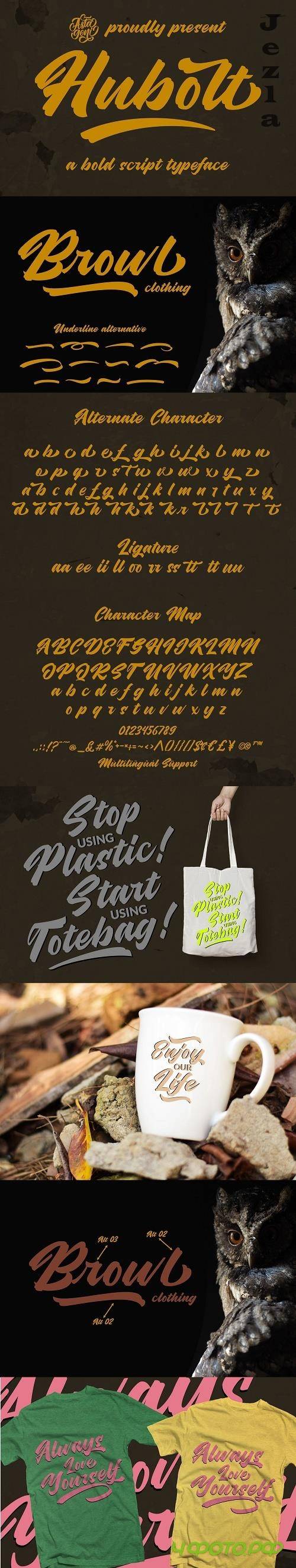 Hubolt Script Font - 4774211 Hubolt Script Font - 4774211