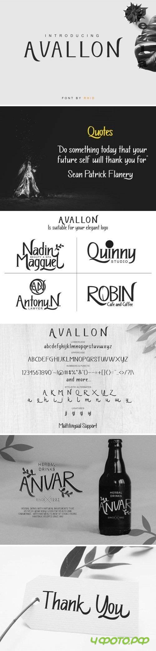 Avallon Font