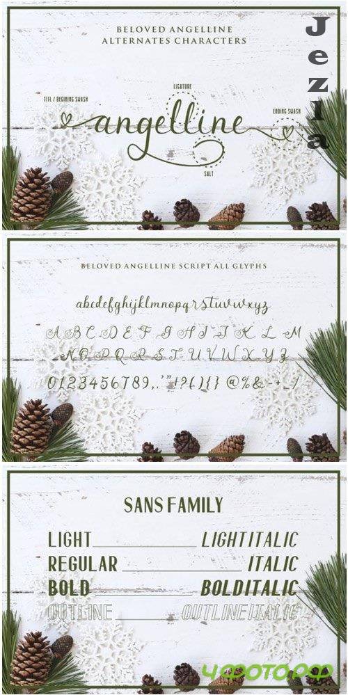 Beloved Angeline Duo Font
