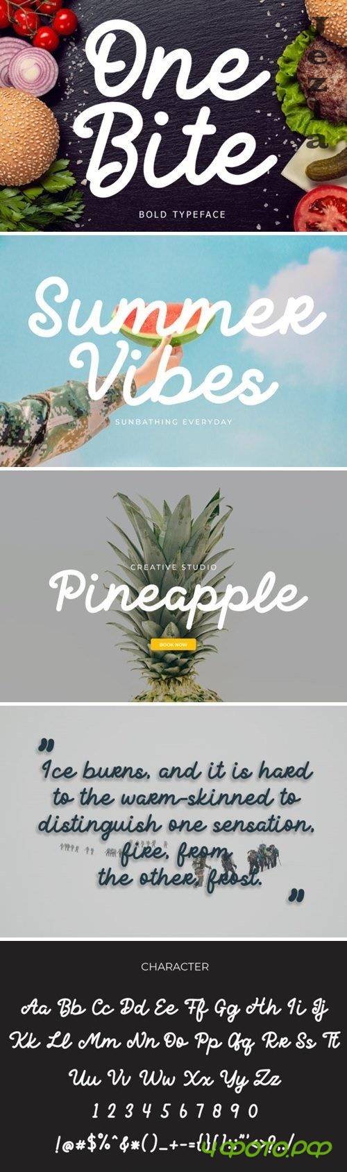 One Bite Font