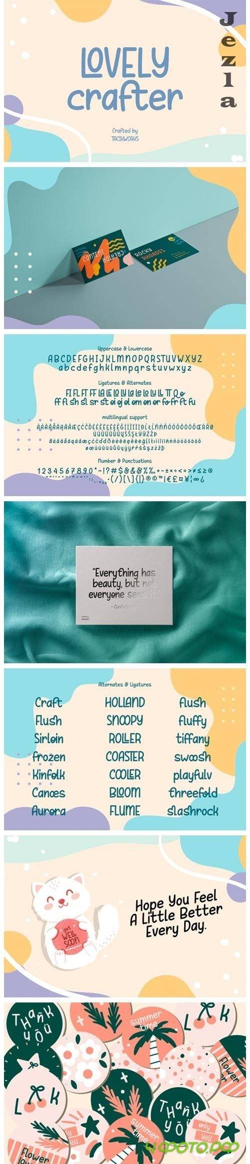 Lovely Crafter Font