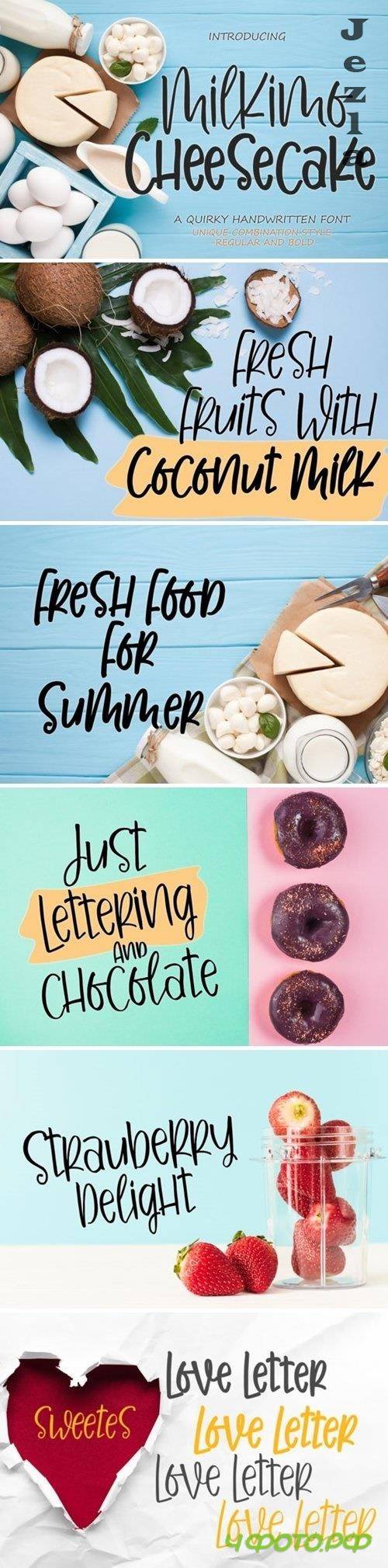Milkimo Cheesecake Font