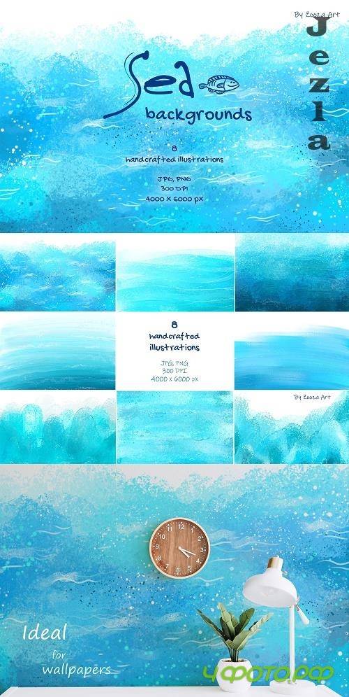 Abstract Sea backgrounds - 4814427