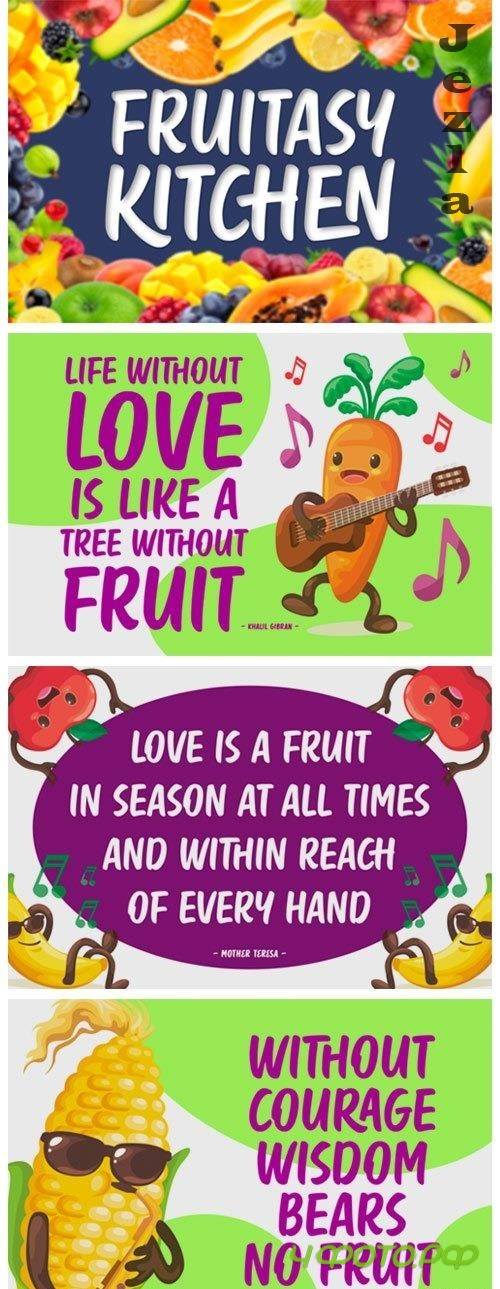 Fruitasy Kitchen Font