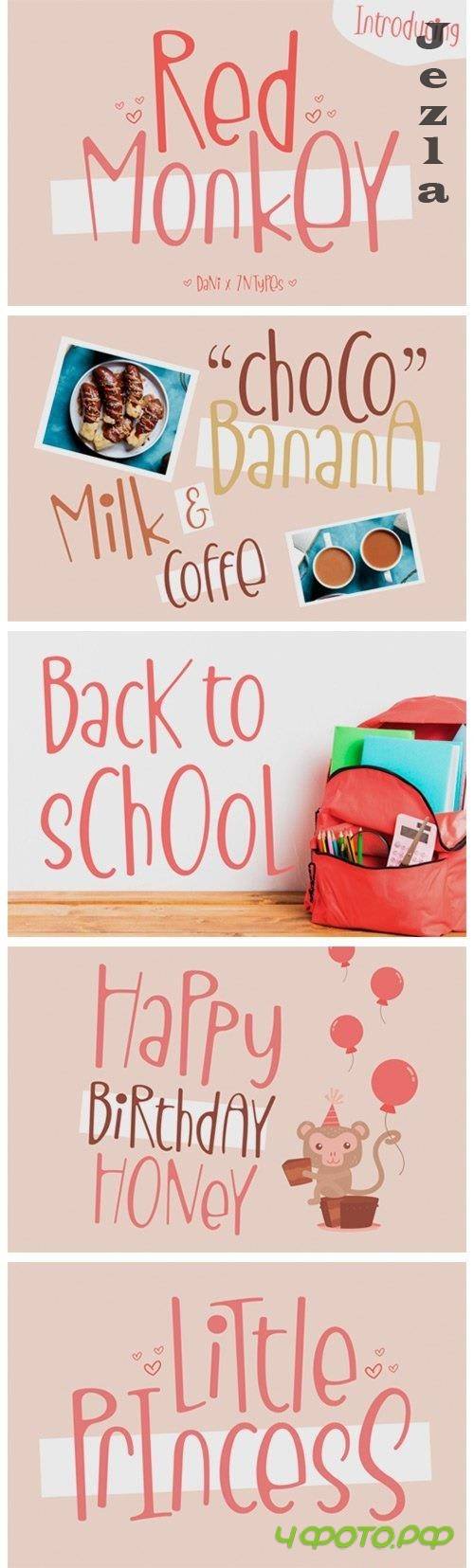 Red Monkey Font