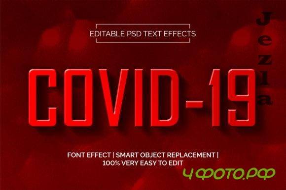 Covid-19 Text Effects Style Premium