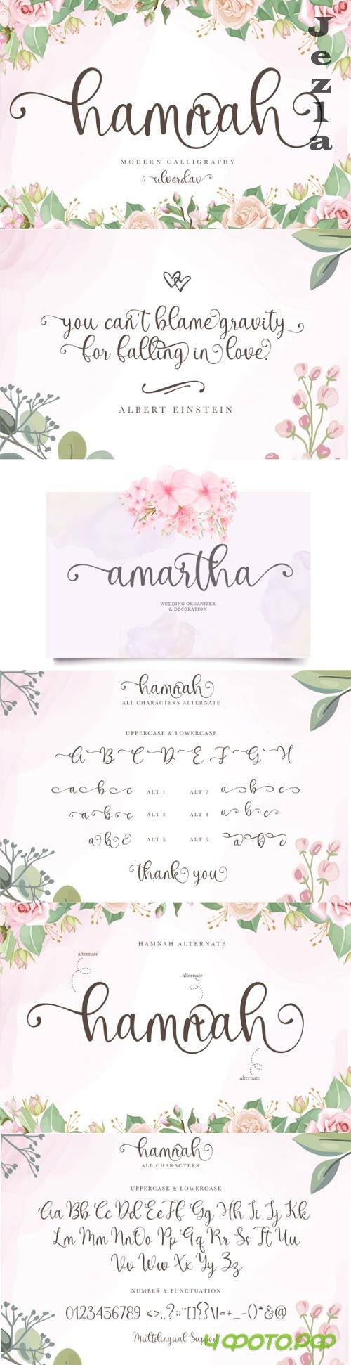 Hamnah Font