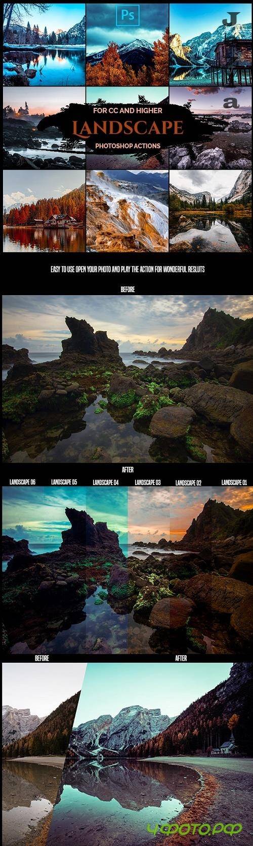 Landscape - Pro Photoshop Actions - 26070745 Landscape - Pro Photoshop Actions - 26070745