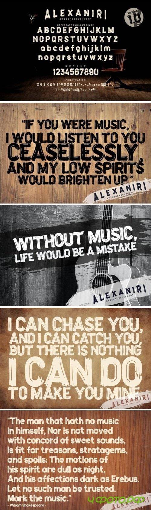 Alexaniri Font