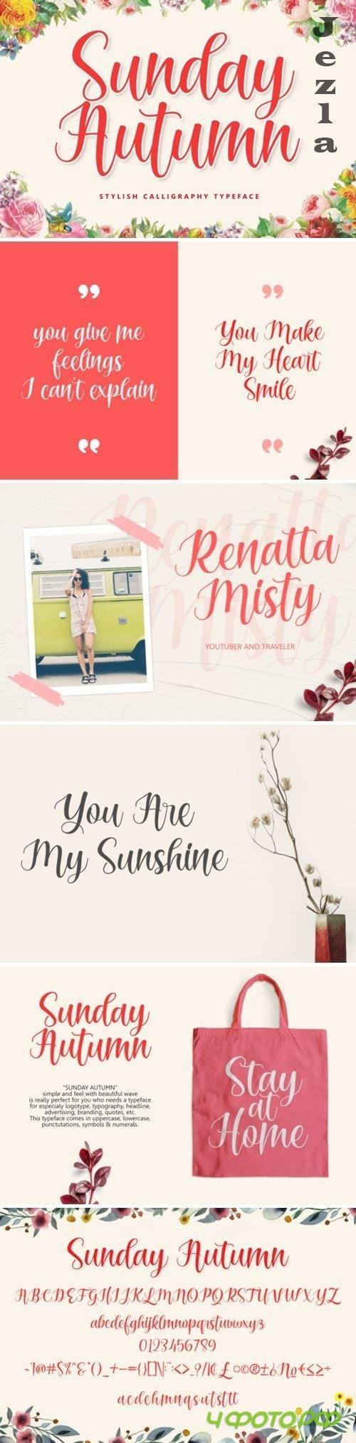 Sunday Autumn Font