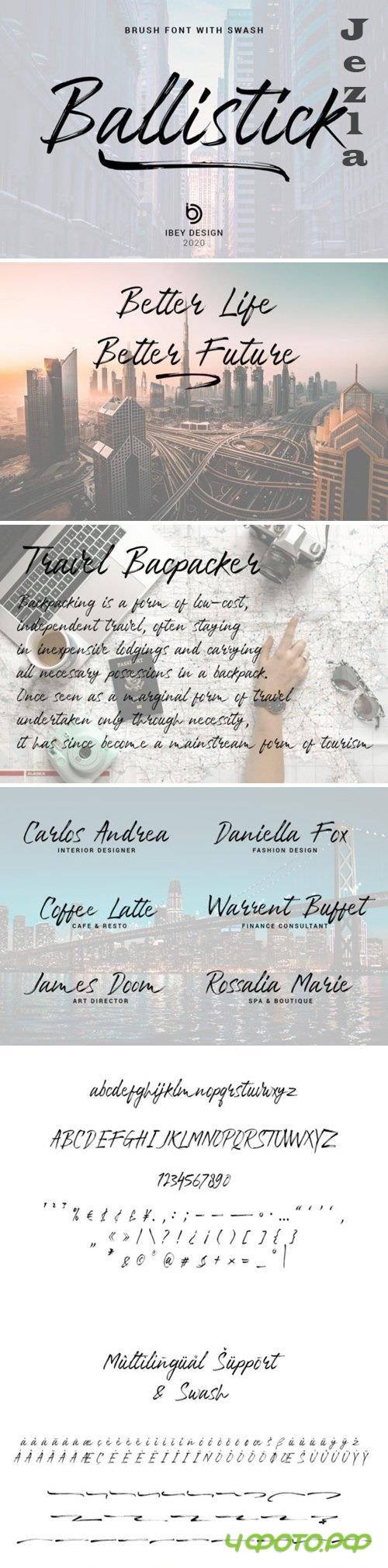 Ballistick Font