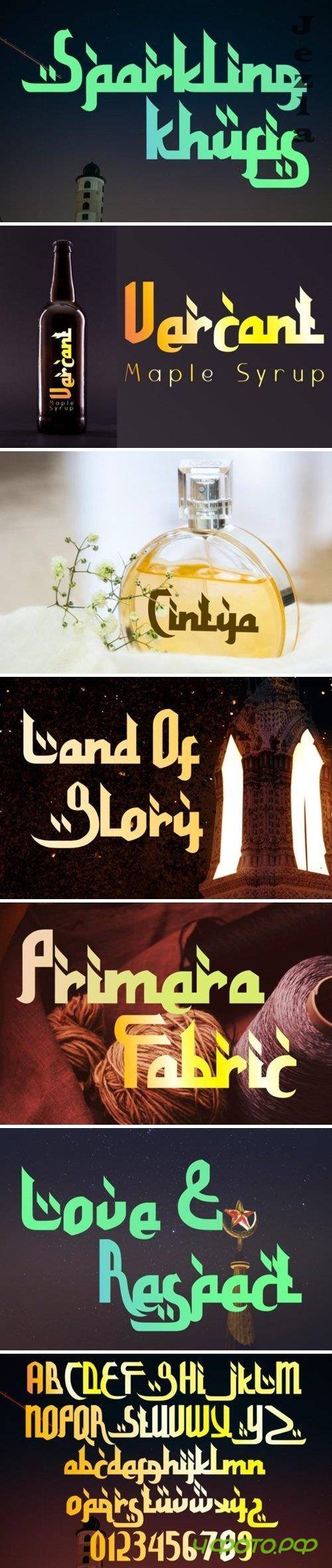 Sparkling Khufis Font