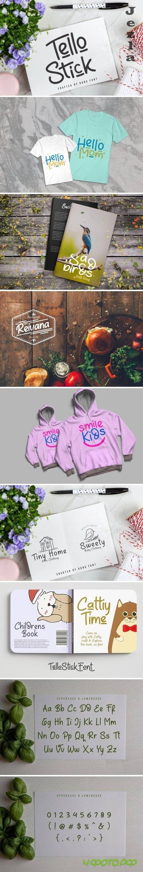 Tello Stick Font