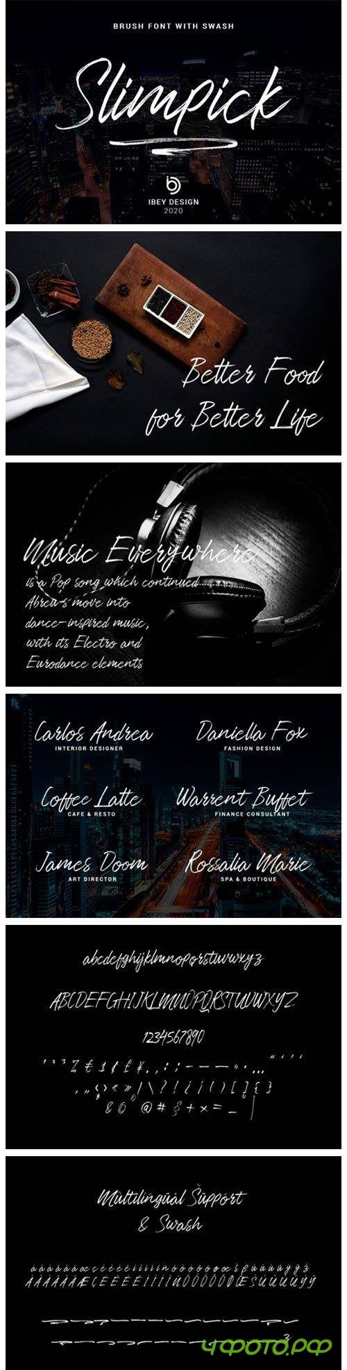 Slimpick Font