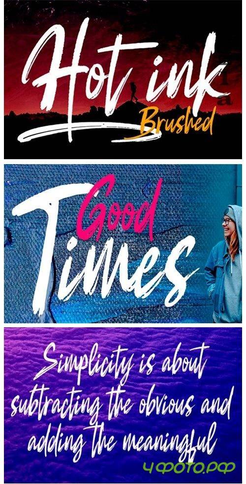Hot Ink Font