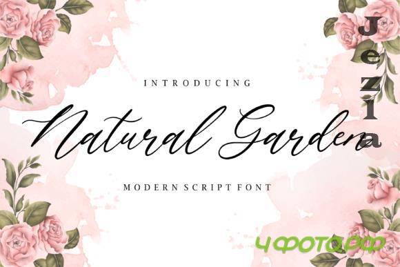 Natural Garden Font