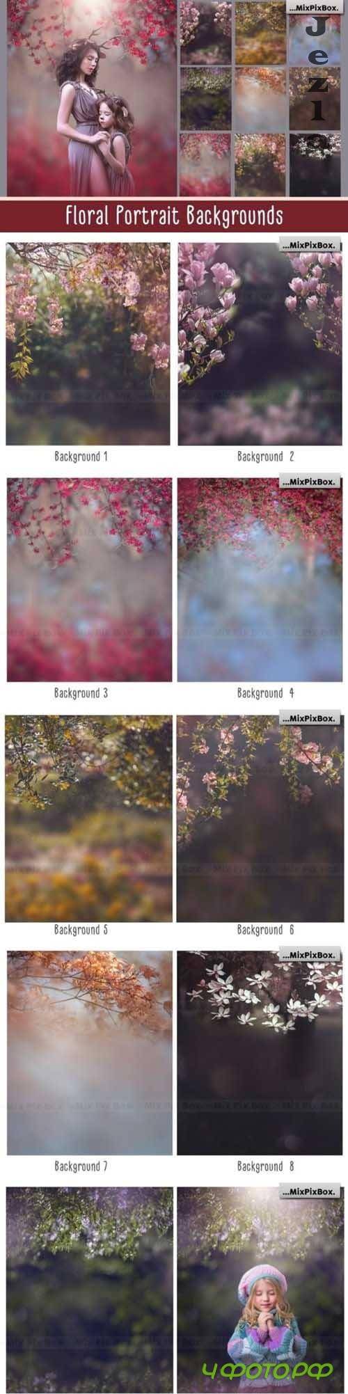 Floral Portrait Backgrounds - 4772341