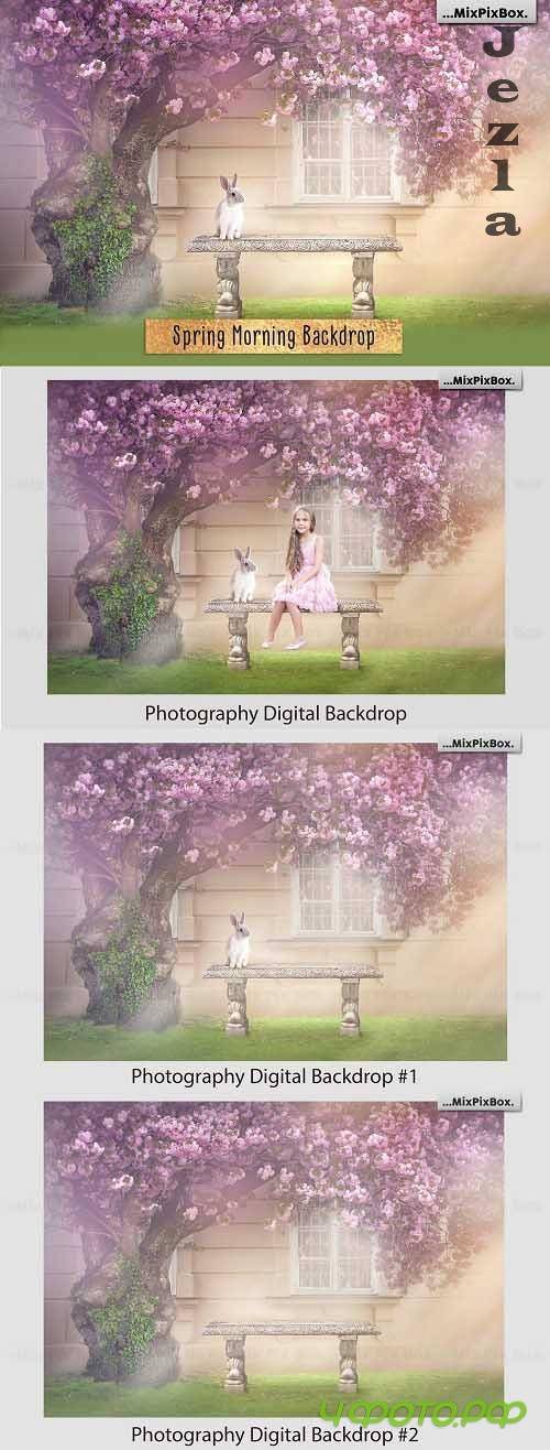 Spring Morning Backdrop - 4858972