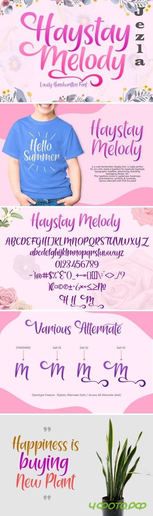Haystay Melody Font