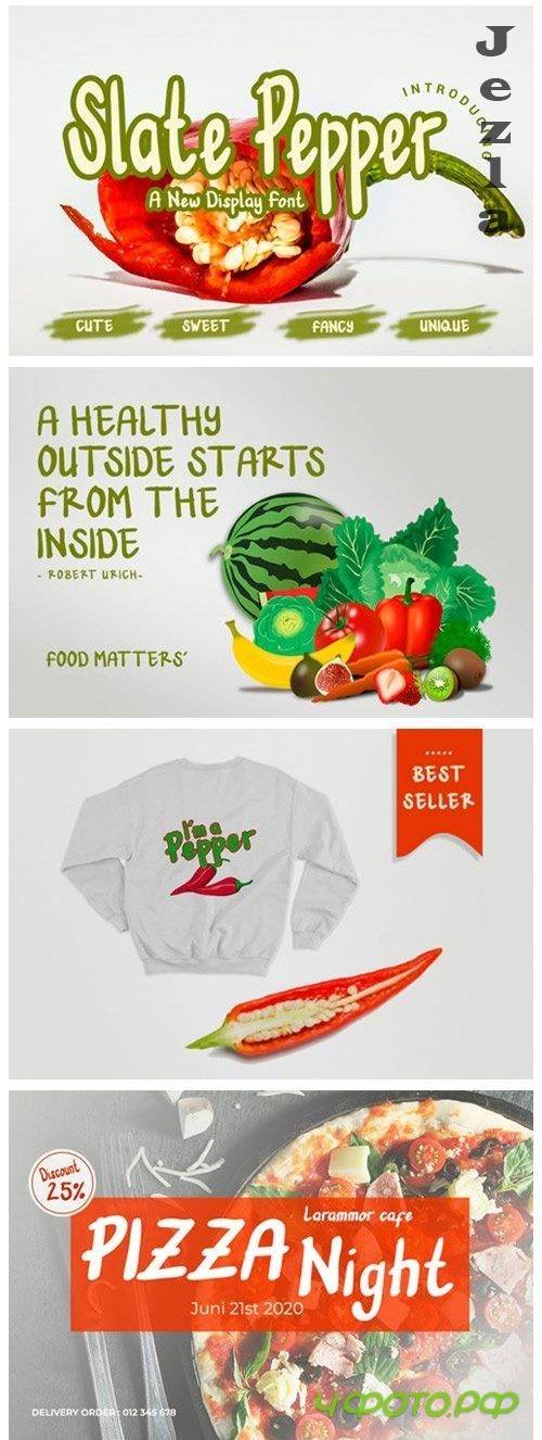 Slate Pepper Font