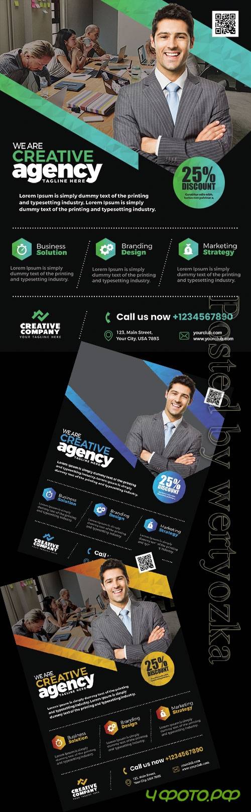 Business Promotion - Premium flyer psd template