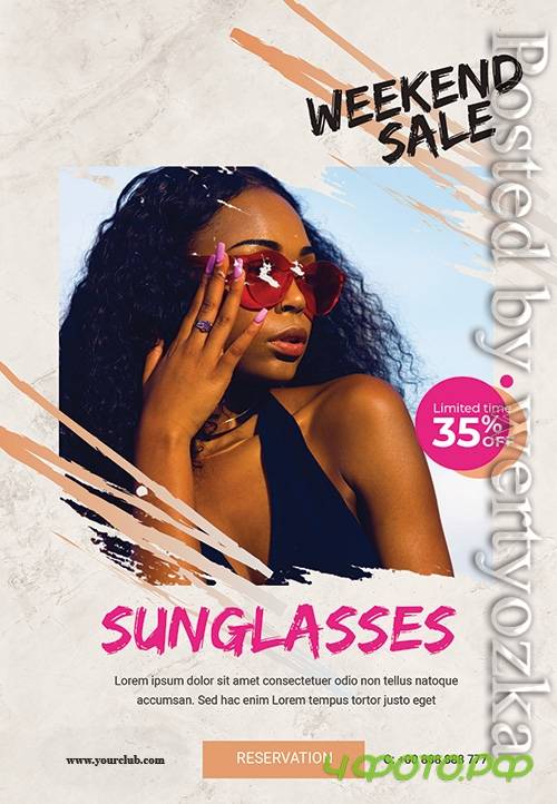 Weekend Sale - Premium flyer psd template
