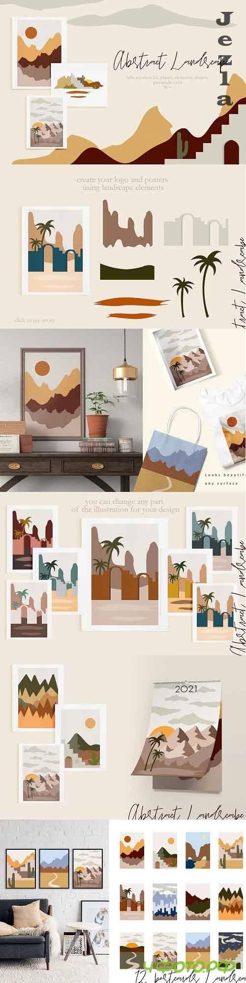 Abstract Landscape Creation Kit - 4557397