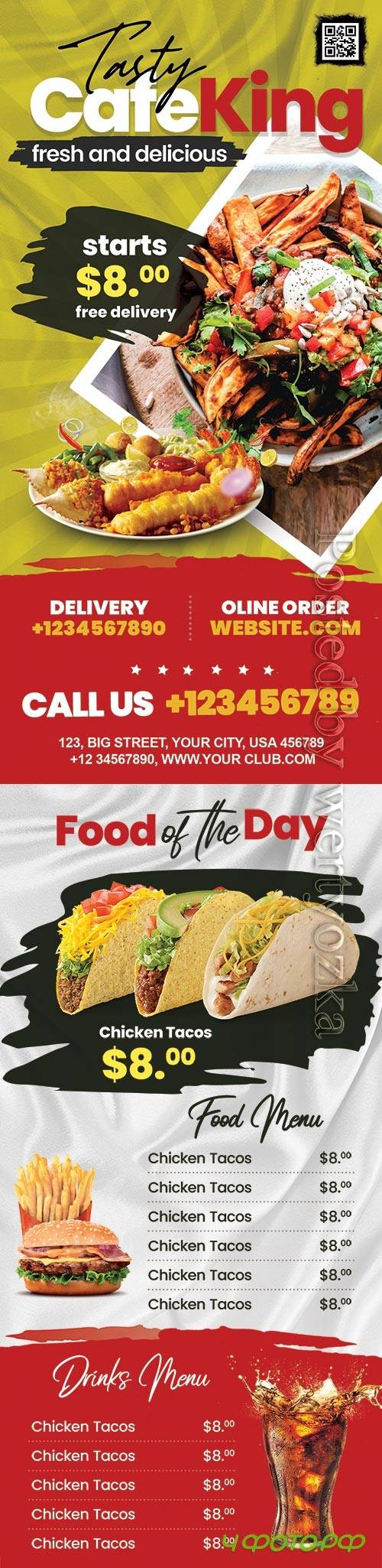 Food Menu - Premium flyer psd template
