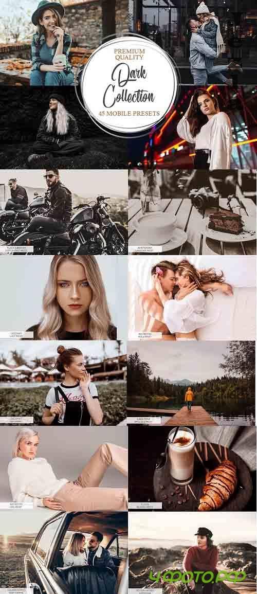 Dark Collection Mobile Presets - 4906780