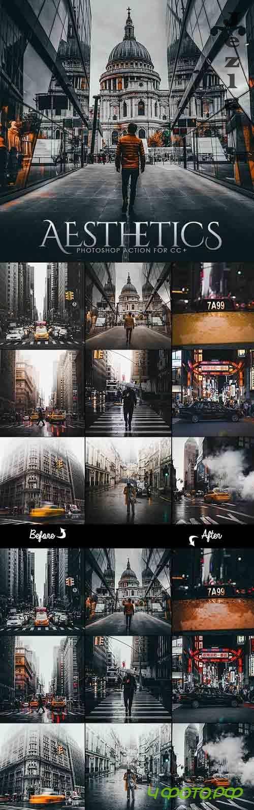 Aesthetics Photoshop Action 25738564