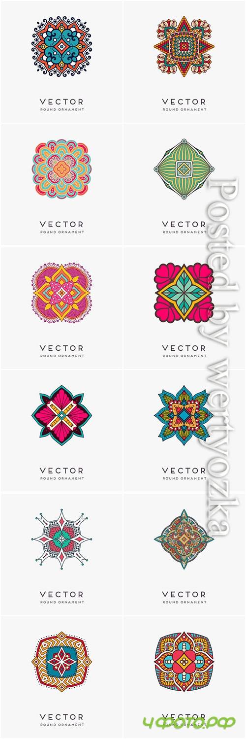 Decorative hand drawn mandala vector illustration # 2