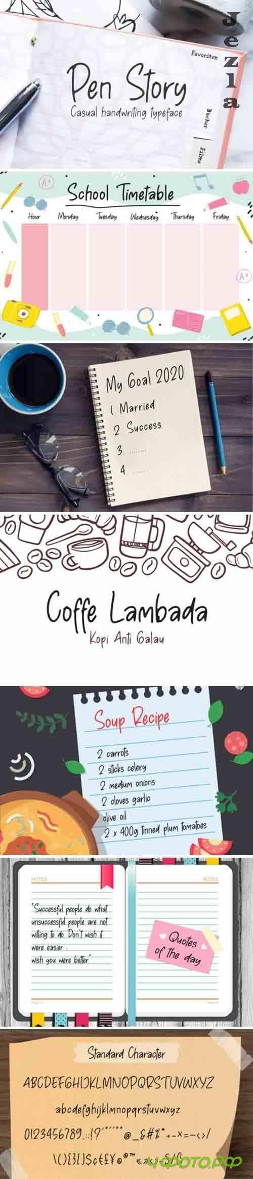 Pen Story Font