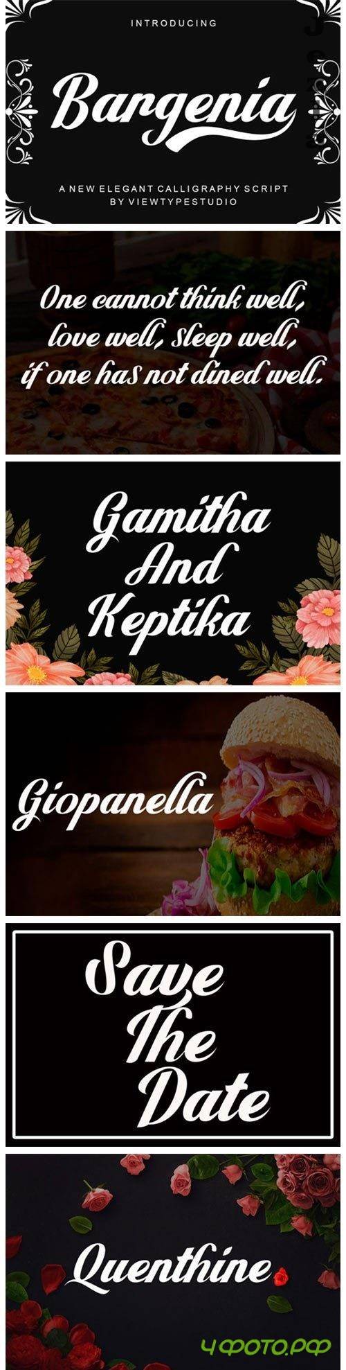 Bargenia Font